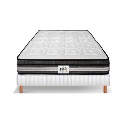 ENSEMBLE LE BRIGHTON - Matelas 2 Places + 1 Sommier